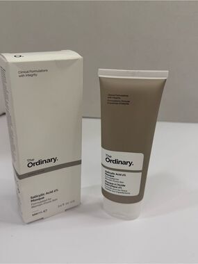 The Ordinary - 100ml 3.4oz - Salicylic Acid 2% Masque  Charcoal Clay Mask NIB